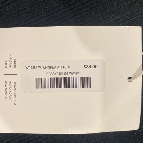 Oak and fort cream button down dress shirt - Picture 4 of 4